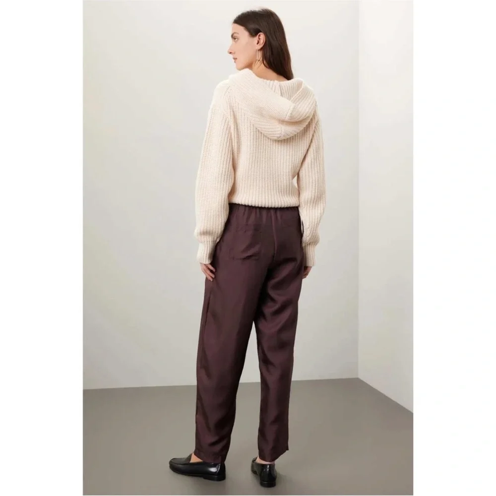 Silk Laundry Slouch Pants, Size: XS - Picture 2 of 15